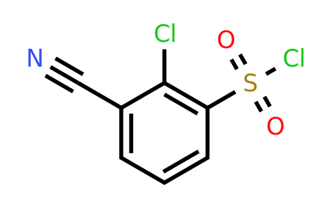 CAS 1261851-22-2 | 2-Chloro-3-cyanobenzene-1-sulfonyl chloride