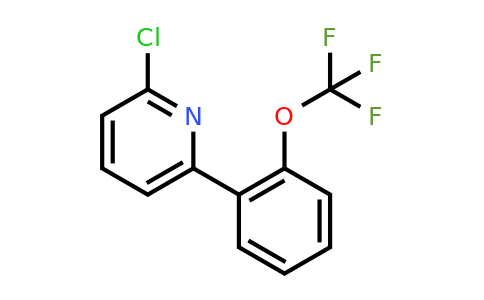 CAS 1261856-69-2 | 2-chloro-6-[2-(trifluoromethoxy)phenyl]pyridine