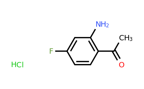CAS 1261861-04-4 | 1-(2-amino-4-fluorophenyl)ethan-1-one hydrochloride