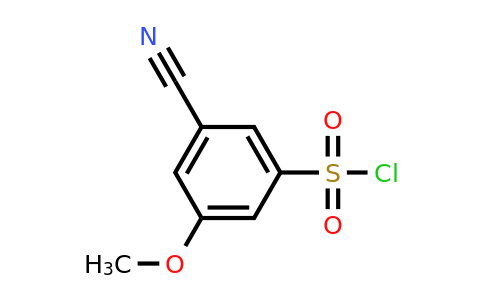 3-Cyano-5-methoxybenzenesulfonyl chloride
