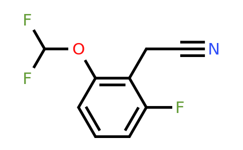 CAS 1261862-28-5 | 2-(2-(difluoromethoxy)-6-fluorophenyl)acetonitrile