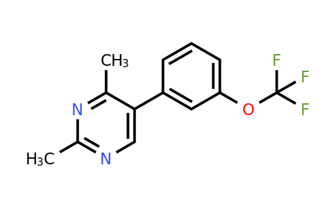 CAS 1261867-68-8 | 2,4-Dimethyl-5-(3-(trifluoromethoxy)phenyl)pyrimidine