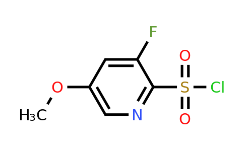 CAS 1261870-77-2 | 3-fluoro-5-methoxypyridine-2-sulfonyl chloride