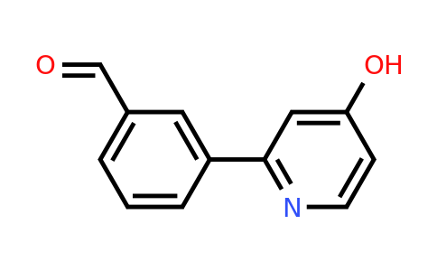 CAS 1261909-98-1 | 2-(3-Formylphenyl)-4-hydroxypyridine