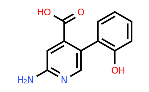 CAS 1261935-16-3 | 2-Amino-5-(2-hydroxyphenyl)isonicotinic acid