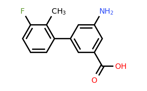 CAS 1261948-82-6 | 5-Amino-3'-fluoro-2'-methyl-[1,1'-biphenyl]-3-carboxylic acid