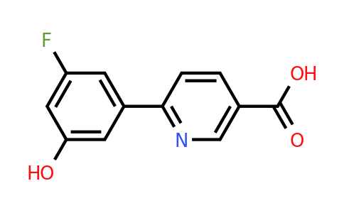 CAS 1261954-32-8 | 6-(3-fluoro-5-hydroxyphenyl)nicotinic acid