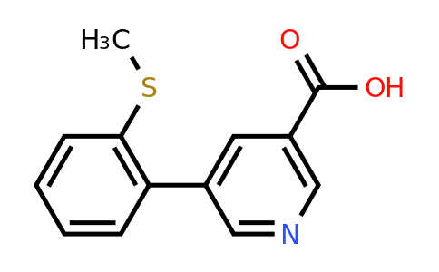 CAS 1261964-02-6 | 5-(2-(Methylthio)phenyl)nicotinic acid