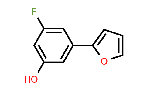 CAS 1261996-61-5 | 3-Fluoro-5-(furan-2-yl)phenol