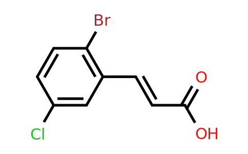 CAS 1262012-16-7 | (2E)-3-(2-bromo-5-chlorophenyl)prop-2-enoic acid