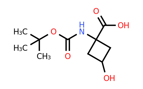 CAS 1262141-51-4 | 1-{[(tert-butoxy)carbonyl]amino}-3-hydroxycyclobutane-1-carboxylic acid