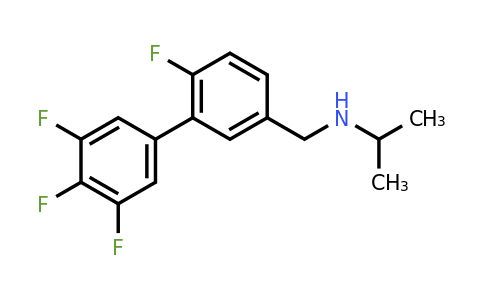 CAS 1262237-95-5 | N-((3',4',5',6-Tetrafluoro-[1,1'-biphenyl]-3-yl)methyl)propan-2-amine