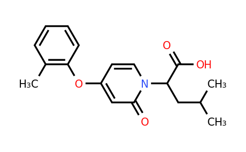 CAS 1262239-16-6 | 4-methyl-2-(2-oxo-4-(o-tolyloxy)pyridin-1(2H)-yl)pentanoic acid