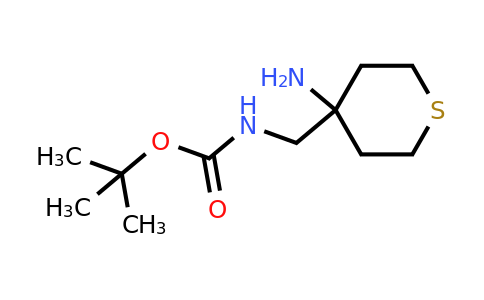 CAS 1262409-21-1 | tert-butyl N-[(4-aminotetrahydrothiopyran-4-yl)methyl]carbamate