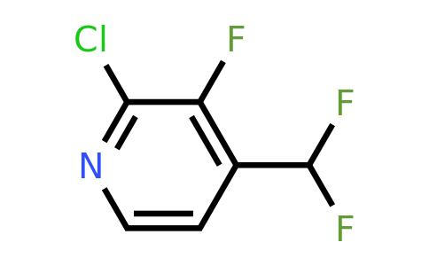 CAS 1262413-59-1 | 2-Chloro-4-(difluoromethyl)-3-fluoropyridine