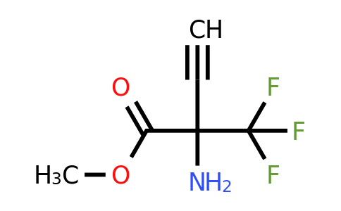 CAS 1262414-79-8 | methyl 2-amino-2-(trifluoromethyl)but-3-ynoate