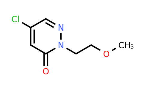 CAS 1262423-60-8 | 5-chloro-2-(2-methoxyethyl)pyridazin-3(2H)-one