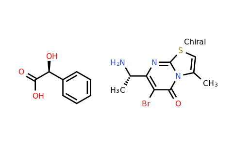 CAS 1262441-67-7 | 7-[(1S)-1-aminoethyl]-6-bromo-3-methyl-thiazolo[3,2-a]pyrimidin-5-one;(2S)-2-hydroxy-2-phenyl-acetic acid