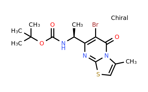 CAS 1262441-69-9 | tert-butyl N-[(1S)-1-{6-bromo-3-methyl-5-oxo-5H-[1,3]thiazolo[3,2-a]pyrimidin-7-yl}ethyl]carbamate