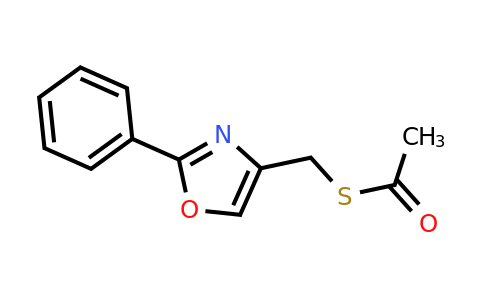 CAS 126271-50-9 | 1-{[(2-phenyl-1,3-oxazol-4-yl)methyl]sulfanyl}ethan-1-one