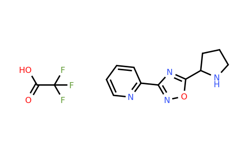 CAS 1262774-20-8 | 3-(pyridin-2-yl)-5-(pyrrolidin-2-yl)-1,2,4-oxadiazole 2,2,2-trifluoroacetate