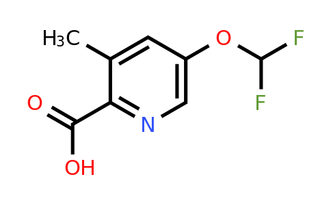 CAS 1262860-50-3 | 5-(difluoromethoxy)-3-methylpicolinic acid