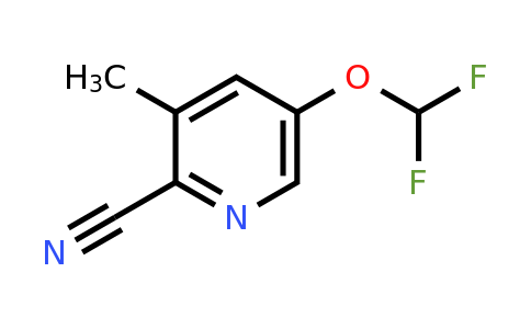 CAS 1262860-51-4 | 5-(difluoromethoxy)-3-methylpicolinonitrile