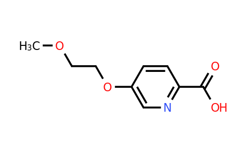 CAS 1262860-54-7 | 5-(2-Methoxyethoxy)picolinic acid