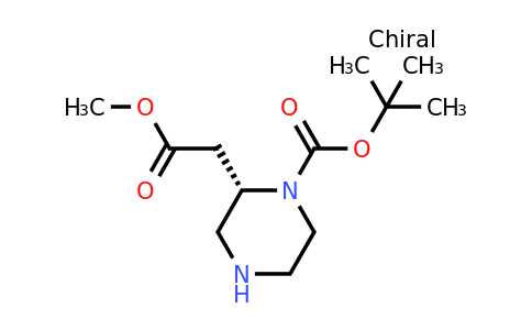 CAS 1262892-01-2 | tert-butyl (2S)-2-(2-methoxy-2-oxoethyl)piperazine-1-carboxylate