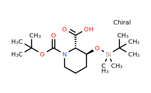 CAS 1262985-28-3 | (2S,3S)-1-tert-butoxycarbonyl-3-[tert-butyl(dimethyl)silyl]oxy-piperidine-2-carboxylic acid