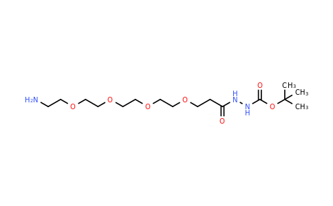 CAS 1263047-17-1 | tert-Butyl 18-amino-4-oxo-7,10,13,16-tetraoxa-2,3-diazaoctadecan-1-oate