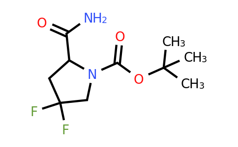 CAS 1263048-23-2 | tert-butyl 2-carbamoyl-4,4-difluoro-pyrrolidine-1-carboxylate