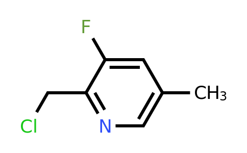 CAS 1263058-42-9 | 2-(Chloromethyl)-3-fluoro-5-methylpyridine