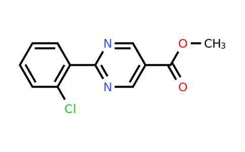 CAS 1263059-53-5 | Methyl 2-(2-chlorophenyl)pyrimidine-5-carboxylate