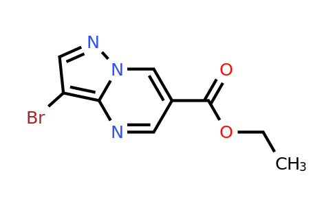 CAS 1263060-07-6 | ethyl 3-bromopyrazolo[1,5-a]pyrimidine-6-carboxylate