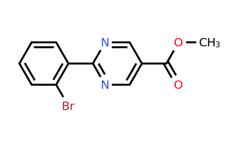 CAS 1263062-29-8 | Methyl 2-(2-bromophenyl)pyrimidine-5-carboxylate