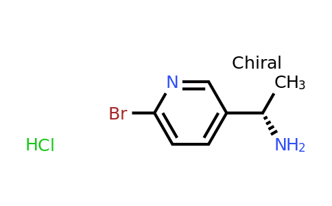 CAS 1263078-05-2 | (S)-1-(6-Bromopyridin-3-yl)ethanamine hydrochloride