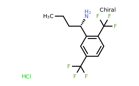 CAS 1263078-22-3 | (S)-1-(2,5-Bis(trifluoromethyl)phenyl)butan-1-amine hydrochloride