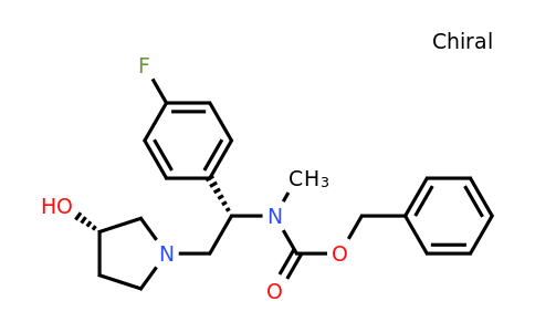 CAS 1263078-23-4 | Benzyl ((S)-1-(4-fluorophenyl)-2-((S)-3-hydroxypyrrolidin-1-yl)ethyl)(methyl)carbamate