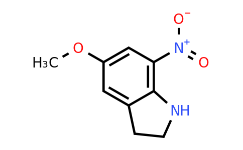 CAS 1263142-13-7 | 5-methoxy-7-nitro-indoline