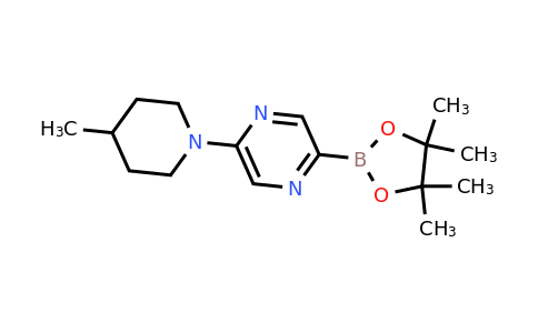 CAS 1263152-91-5 | 5-(4-Methylpiperidin-1-YL)pyrazine-2-boronic acid pinacol ester