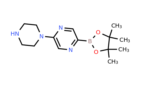 CAS 1263153-41-8 | 5-(Piperazin-1-YL)pyrazine-2-boronic acid pinacol ester