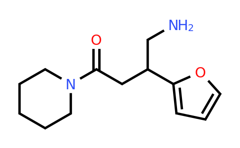 CAS 1263208-08-7 | 4-Amino-3-(furan-2-yl)-1-(piperidin-1-yl)butan-1-one
