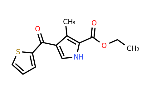 CAS 1263208-95-2 | Ethyl 3-methyl-4-(thiophene-2-carbonyl)-1H-pyrrole-2-carboxylate