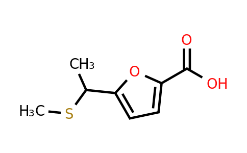 CAS 1263208-98-5 | 5-(1-(Methylthio)ethyl)furan-2-carboxylic acid