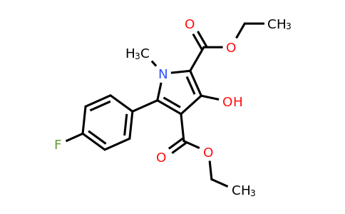 CAS 1263212-40-3 | Diethyl 5-(4-fluorophenyl)-3-hydroxy-1-methyl-1H-pyrrole-2,4-dicarboxylate