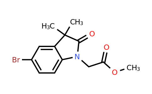 CAS 1263213-65-5 | Methyl 2-(5-bromo-3,3-dimethyl-2-oxoindolin-1-yl)acetate