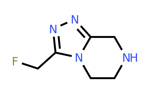 CAS 1263214-76-1 | 3-(fluoromethyl)-5H,6H,7H,8H-[1,2,4]triazolo[4,3-a]pyrazine