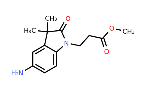 CAS 1263215-18-4 | Methyl 3-(5-amino-3,3-dimethyl-2-oxoindolin-1-yl)propanoate