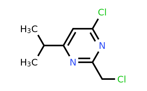 CAS 1263215-84-4 | 4-chloro-2-(chloromethyl)-6-(propan-2-yl)pyrimidine